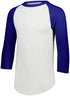 Augusta Sportswear Youth Baseball Jersey 2.0 (4421), Color 'White/Purple'